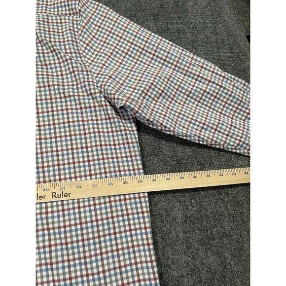 Johnnie O Shirt Mens Xxl Prepformance Plaid Button Up Casual Comfort Work - Picture 6 of 7